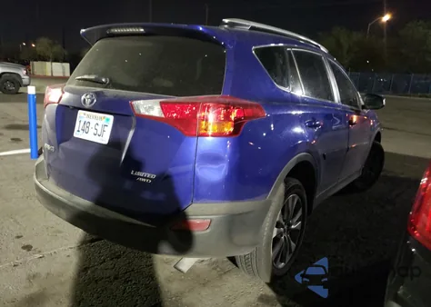 2015 Toyota Rav4 Limited z USA, uszkodzony, nr VIN 2T3DFREVXFW253677